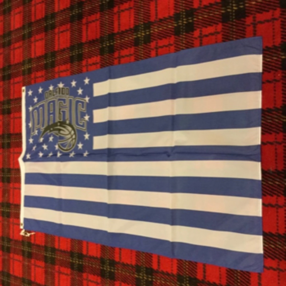 Brand new Orlando Magic banner flag